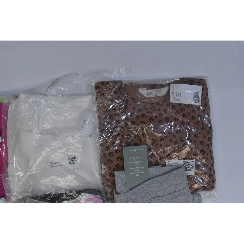 H&M Bulk Lot Of 15 Girls Size Medium 8/10 Mixed Season Tops Bottoms Dresses